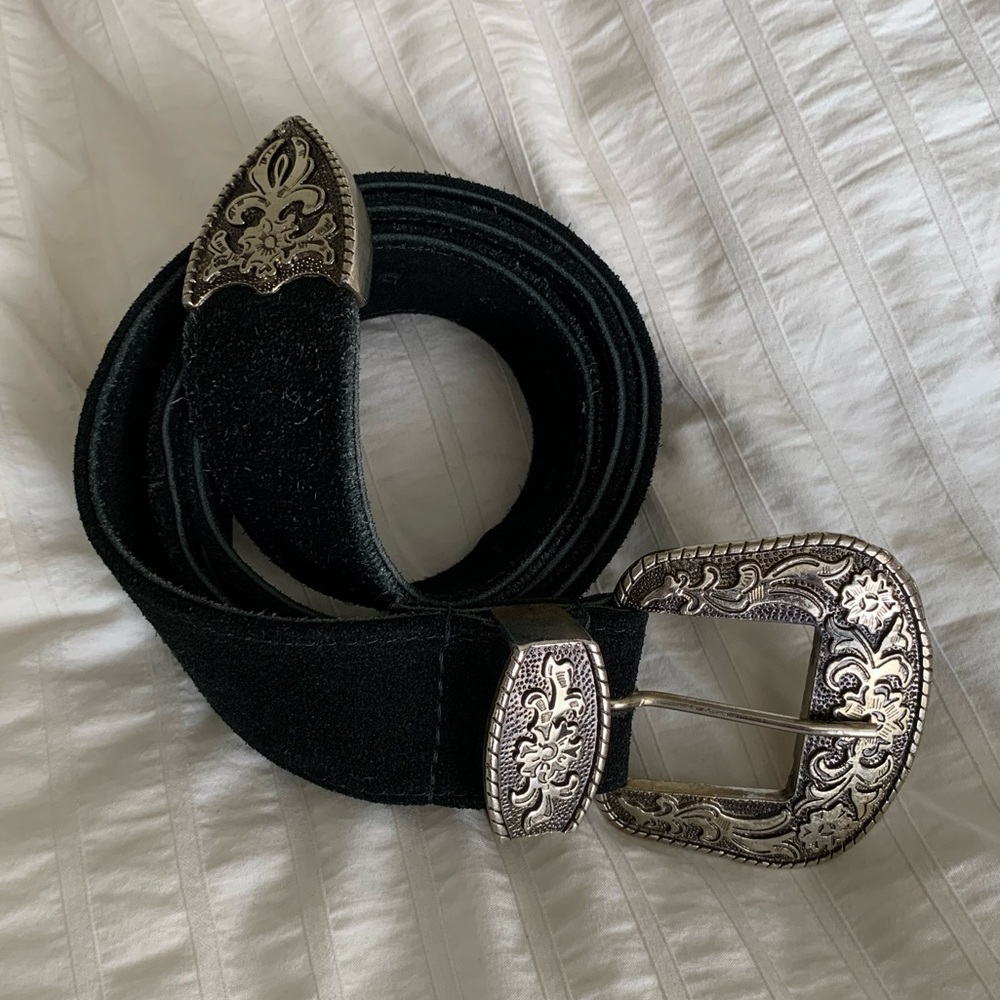 Free People western style suede belt